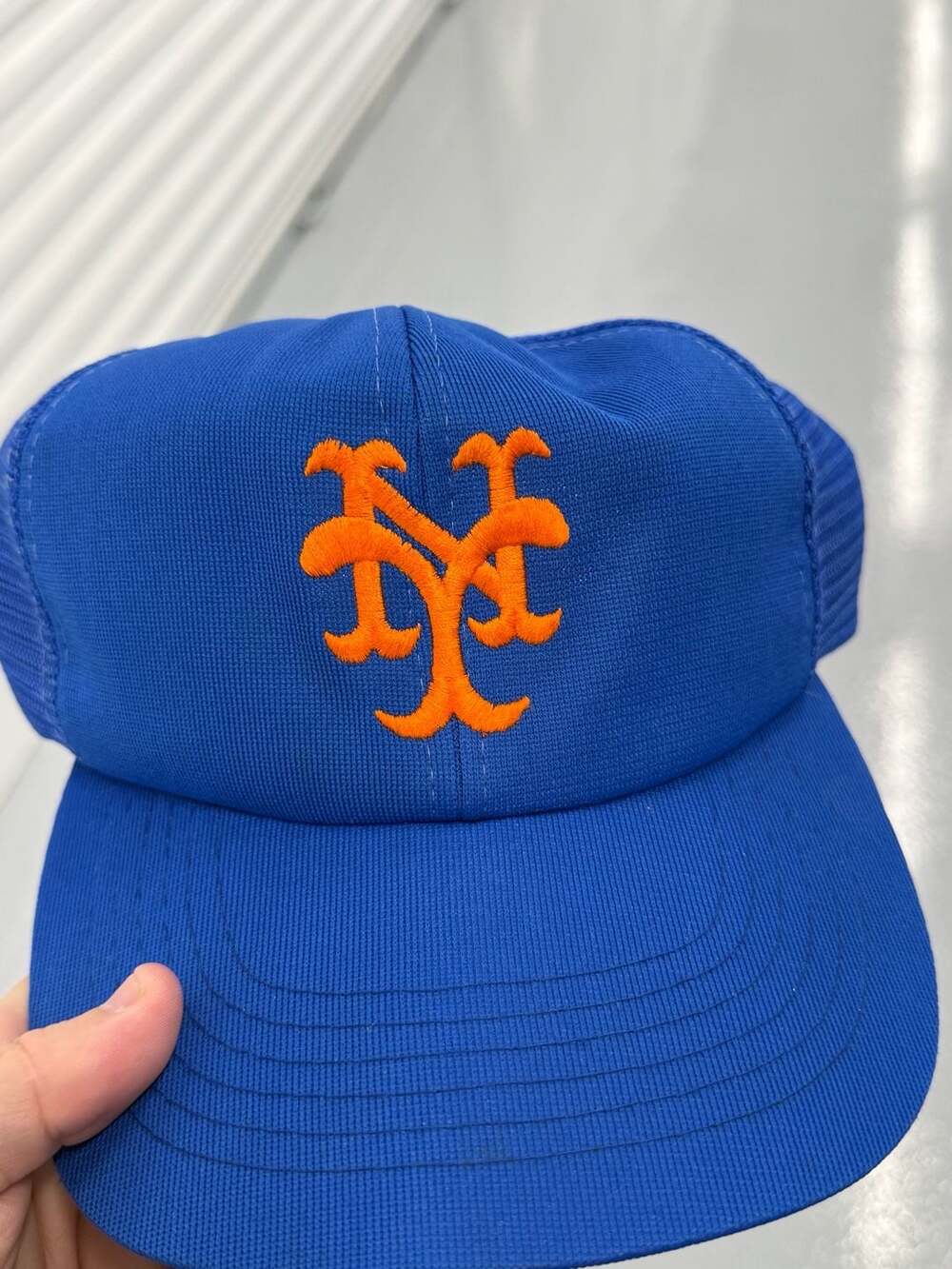 Vintage New York Mets MLB Trucker Snapback Hat Cap